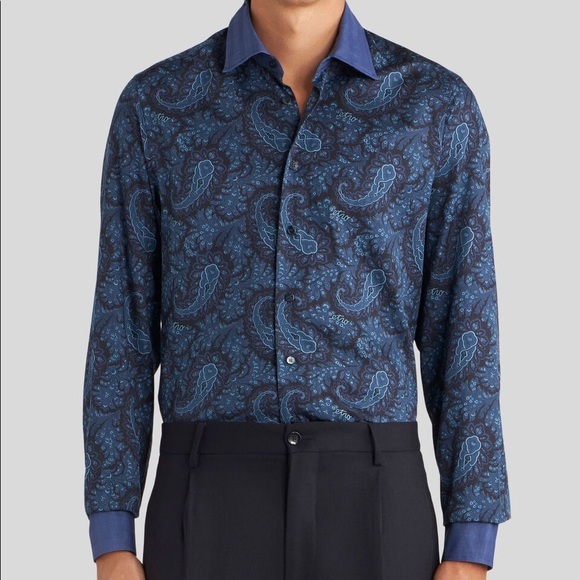Etro Other - Etro Floral‎ Paisley Print Cotton Shirt